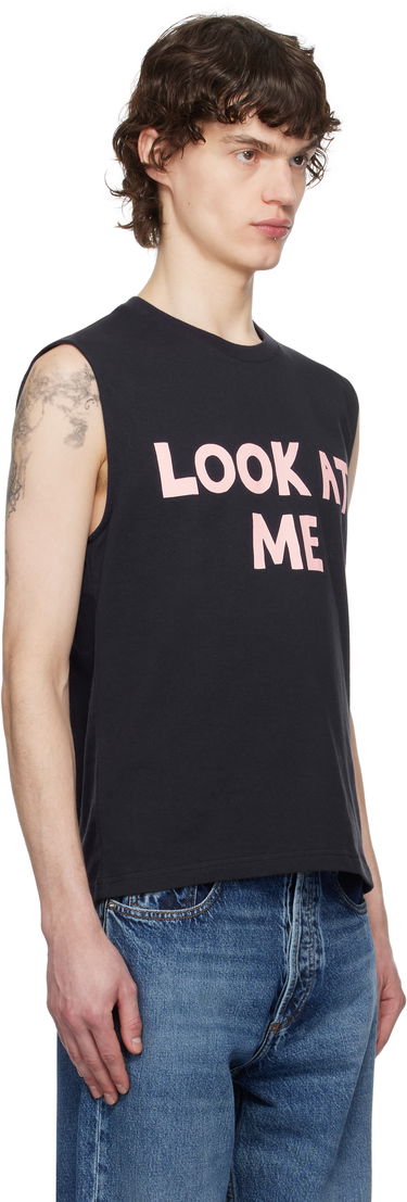 Tankkitoppi JW Anderson JW Anderson 'Look At Me' Printed Tank Top Musta | JO0257-PG1510, 1