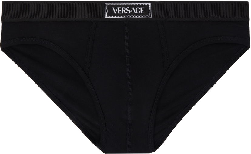Nyrkkeilijät Versace Vintage Logo Briefs Musta | 1014036_1A09984