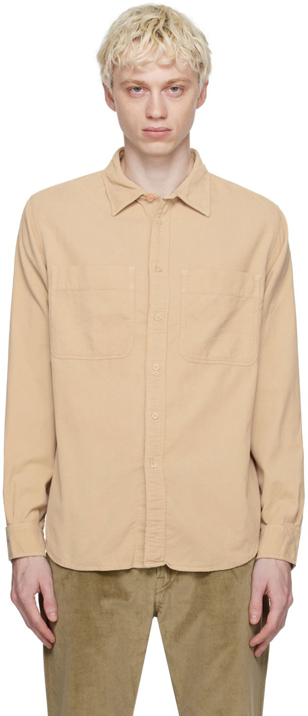 Paita Paul Smith PS Paul Smith Patch Pocket Shirt Beige | M2R-450Y-L21879-60