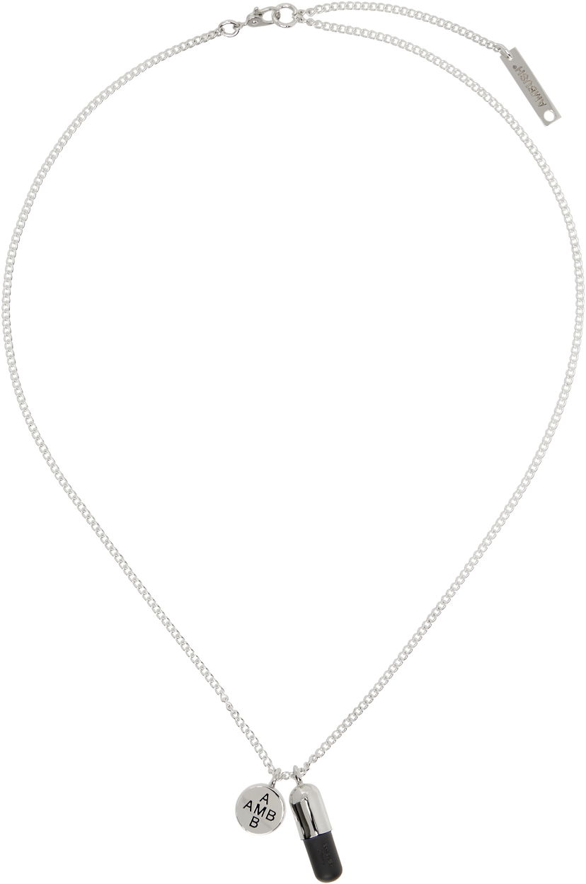 Kaulakoru Ambush AMBUSH Pill Charm Necklace Metallinen | 12112110