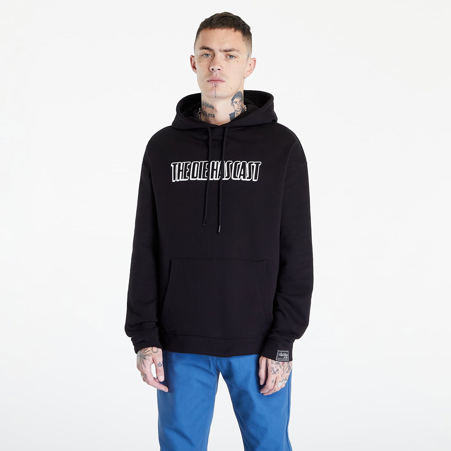 Huppari RAF SIMONS Regular Fit Hoodie Die Has Cast Print Musta | 222-M161-19004-0099, 0
