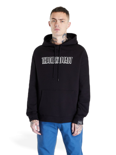 Huppari RAF SIMONS Regular Fit Hoodie Die Has Cast Print Musta | 222-M161-19004-0099