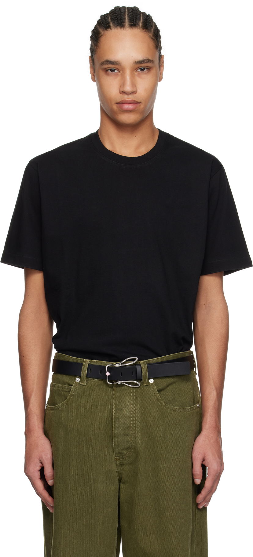 T-paita Bottega Veneta Bottega Veneta Cotton Jersey T-Shirt Musta | 825172V4N501000
