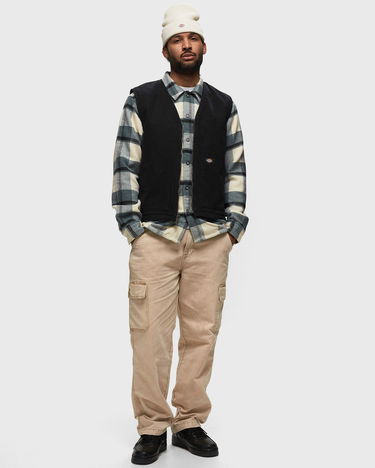 Vaatteet ja asusteet Dickies Duck Canvas Gilet Man Desert Sand Size XS Musta | 0A4YQK, 2
