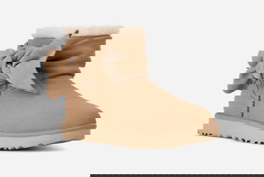 Tennarit ja kengät UGG Classic Mini Bow Boot Suede Beige | 1176310-SAN, 1