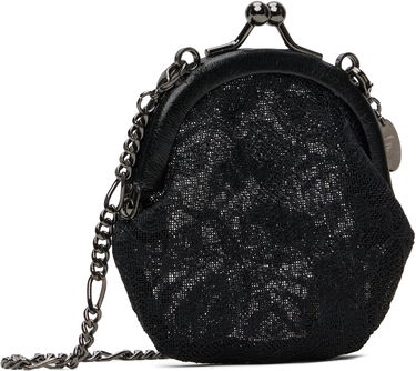 Lompakko Yohji Yamamoto YOHJI YAMAMOTO Clasp Coin Purse Musta | DP-A09-901, 2