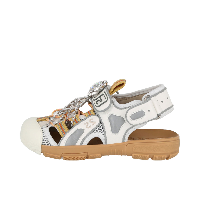 Tennarit ja kengät Gucci Tinsel Sport Sandals Crystal White Grey (Women's) Monivärinen | 571557 98D10 8475
