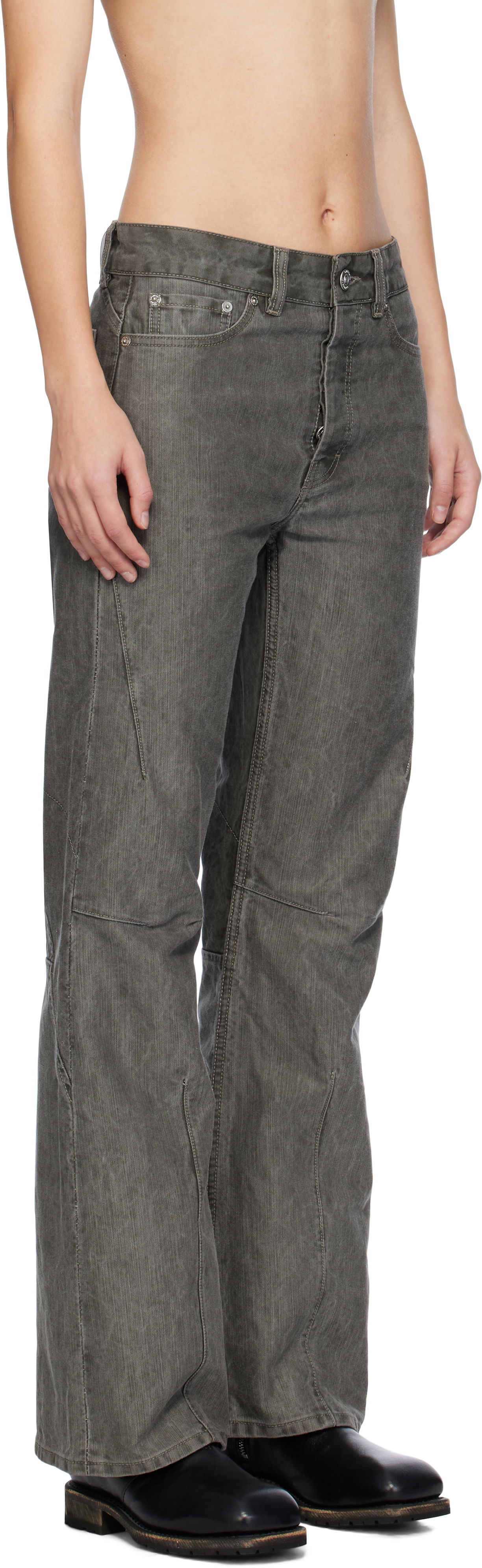 Jeans OUR LEGACY Our Legacy Moto Cut Jeans Harmaa | W4245MO, 1