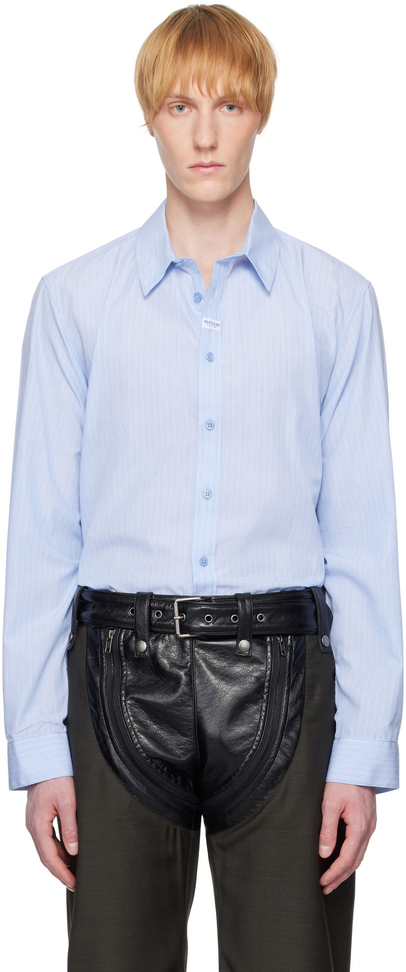 Paita Martine Rose Martine Rose Classic Striped Shirt Sininen | 401WS15509