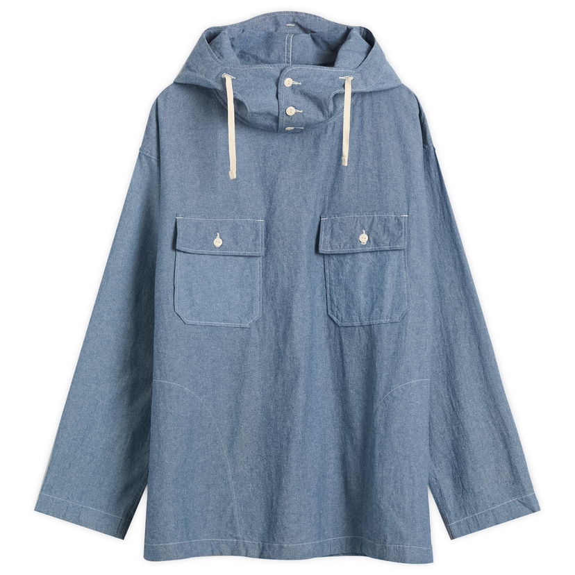 Paita Engineered Garments Engineered Garments Chambray Cagoule Shirt, Size Small Sininen | 25F1A010-RK025