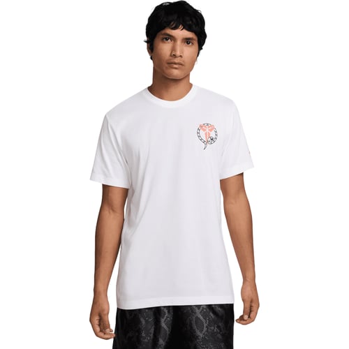 T-paita Nike Graphic Print Cotton T-Shirt Valkoinen | HV5150