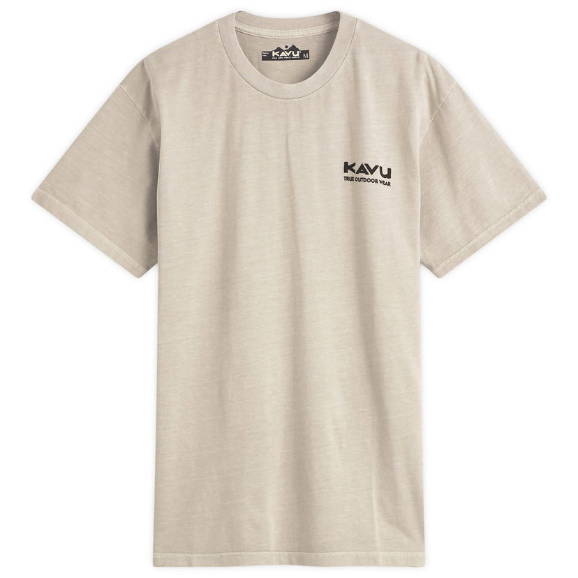 T-paita KAVU PNW Wild Life T-Shirt Beige | 8134-1711