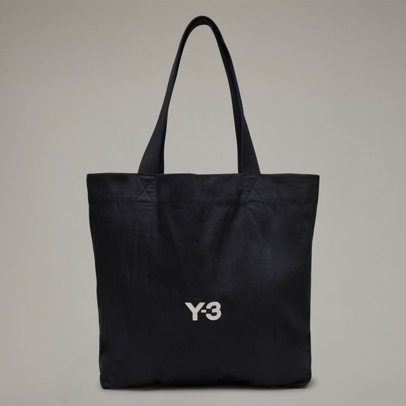 Kangaskassi Y-3 Canvas Tote Bag Musta | JJ3957
