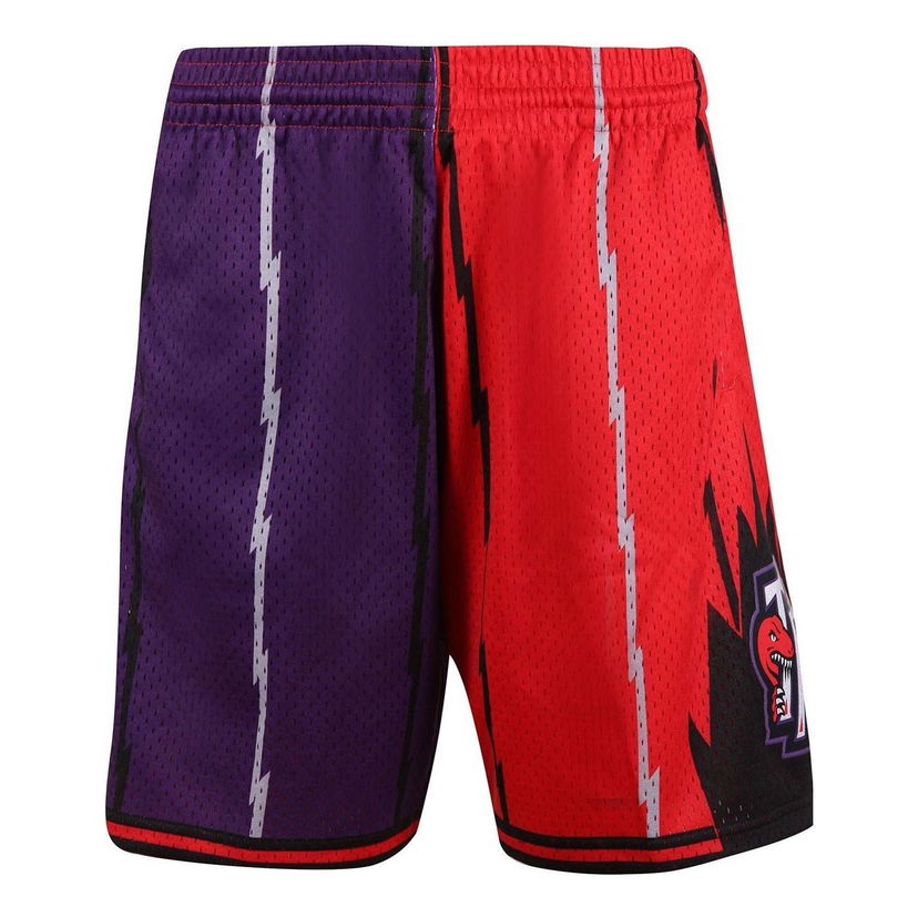 Shortsit Mitchell & Ness Mitchell & Ness NBA Toronto Raptors 1998 Split Swingman Shorts Violetti | SMSH4855-TRA98PPPPRRD
