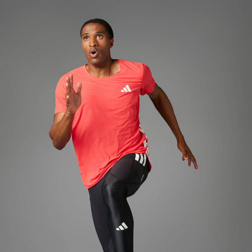 T-paita adidas Performance Adizero Running T-Shirt Punainen | IX8987