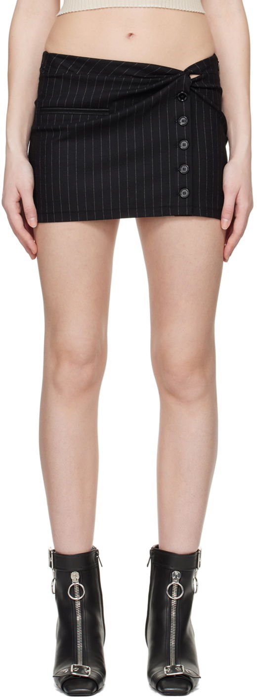 Hame Courrèges Twist Snaps Miniskirt Musta | 124CJU140WO0092