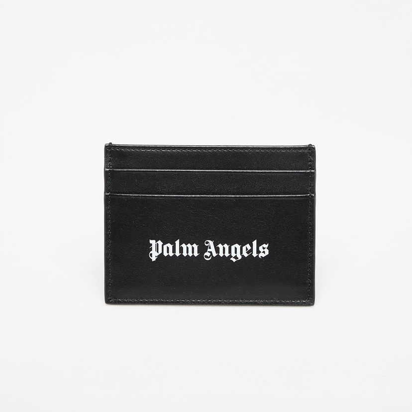 Lompakko Palm Angels Classic Logo Card Holder Black/ White Universal Musta | PMND017C99LEA0011001