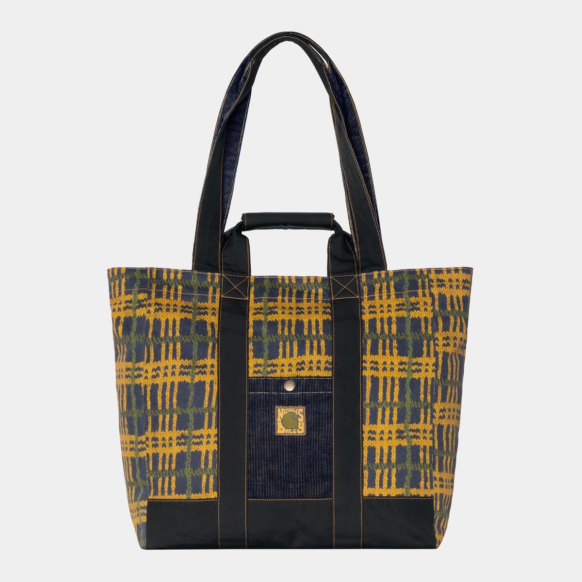 Kangaskassi Carhartt WIP Nicholas Daley ND Tartan Print Record Bag Monivärinen | I034914_3, 0