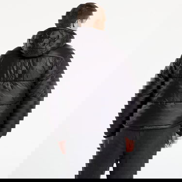 Puffer takki Urban Classics Hooded Shiny Puffer Jacket Musta | TB7585-00007, 3