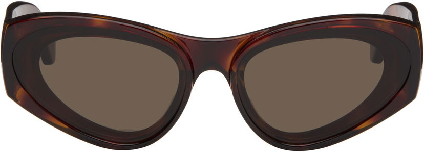 Aurinkolasit Loewe Paula's Ibiza Goggle Cat-Eye Sunglasses Ruskea | LW40171UM6252E 840126861471