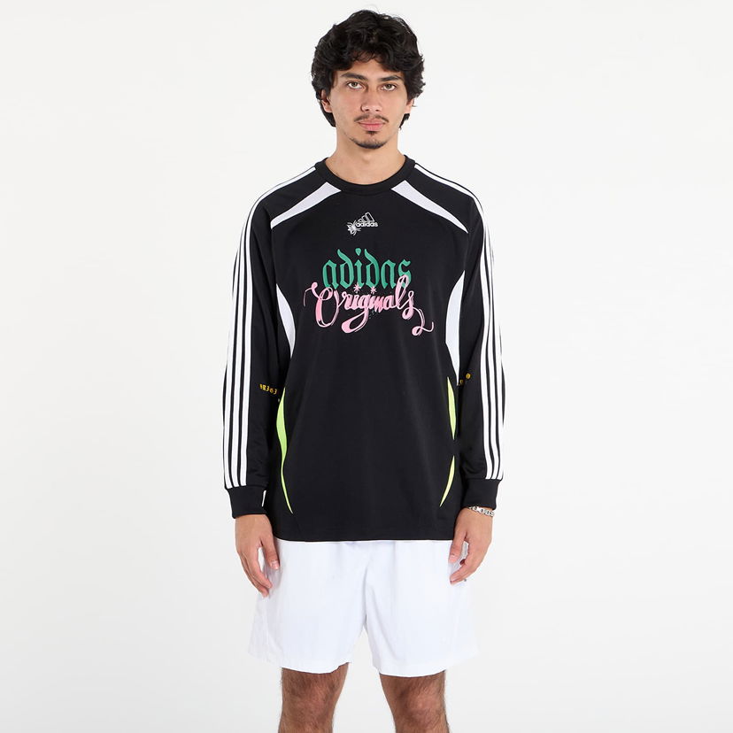 T-paita adidas Originals Spiders Goalkeeper Loose Long-Sleeve Top Musta | JW0201