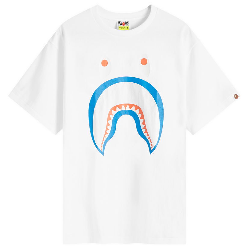 T-paita BAPE Colours Shark PONR T-Shirt Valkoinen | 001TEK301016M-WHT