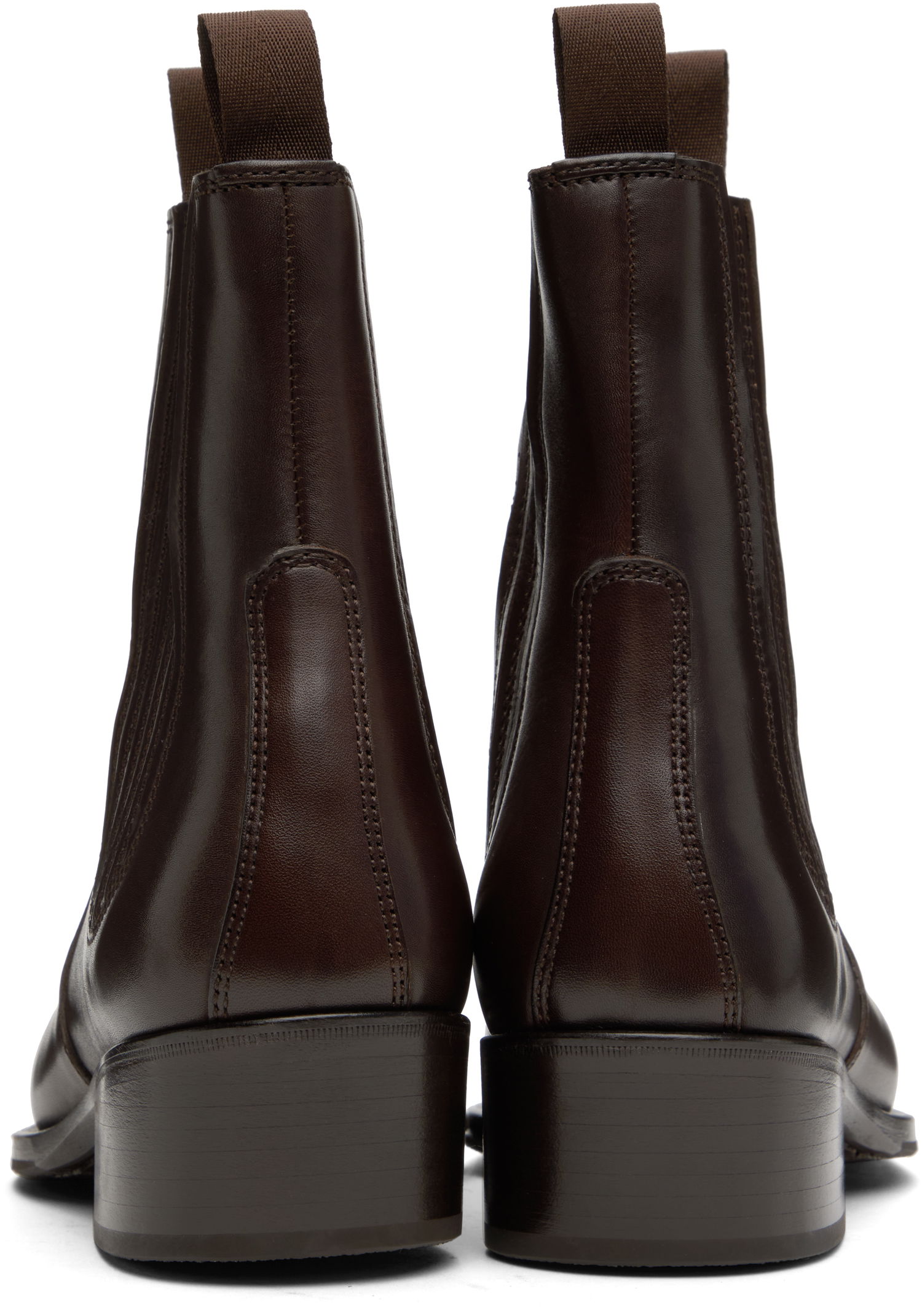Vaatteet LEMAIRE Lemaire Leather Chelsea Boots Ruskea | FO0149 LL0106, 1