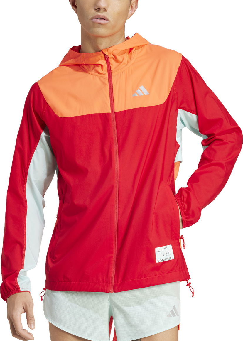 Tuulitakki adidas Originals New York City Jacket With Hood Punainen | iw9232