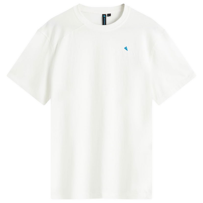 T-paita Klättermusen Root Logo T-Shirt Snow Valkoinen | 10418-101