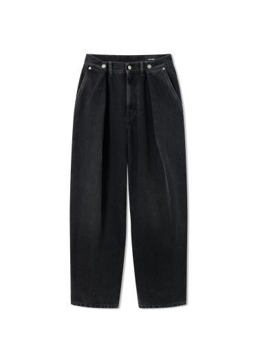 Jeans AXEL ARIGATO Rumor Pleated Wide Leg Jeans Musta | A3469001, 1