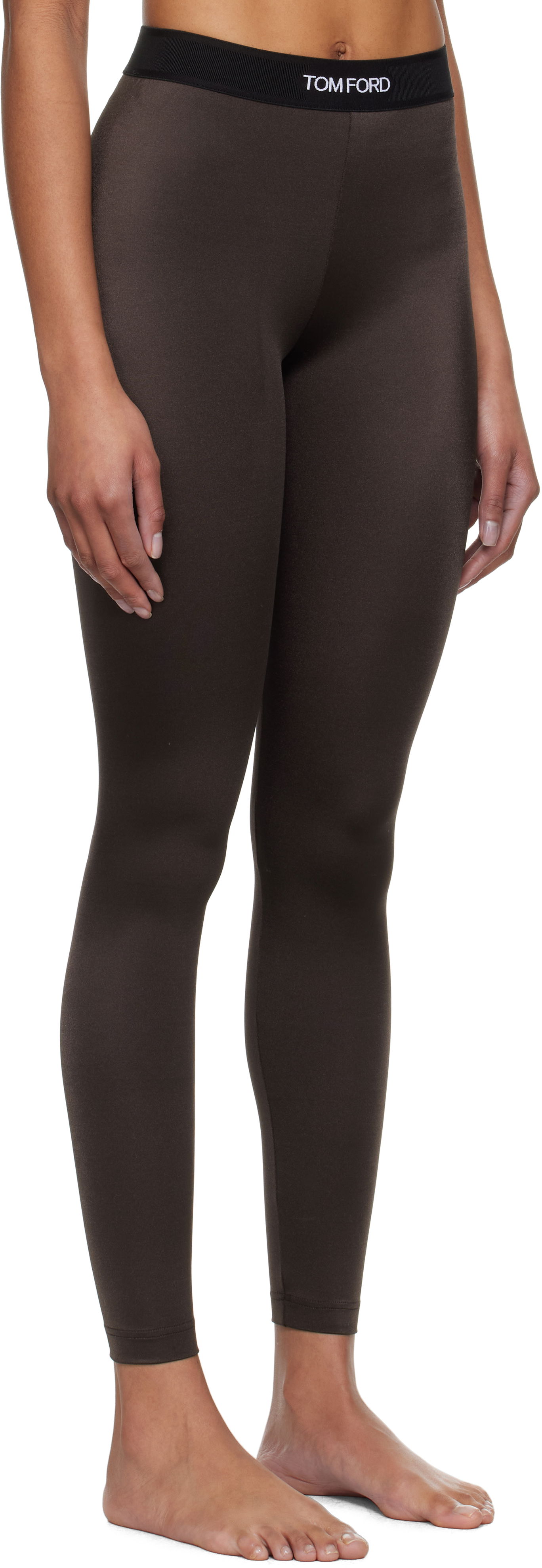 Leggingsit Tom Ford Intarsia Leggings Musta | PAJ096-JEX087, 1