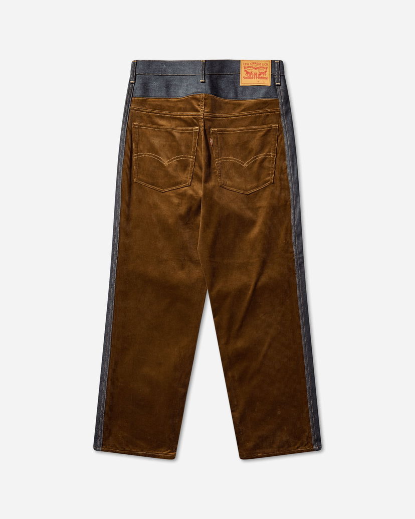 Housut Junya Watanabe Contrast Trim Trousers Ruskea | WP-P202-W25 1
