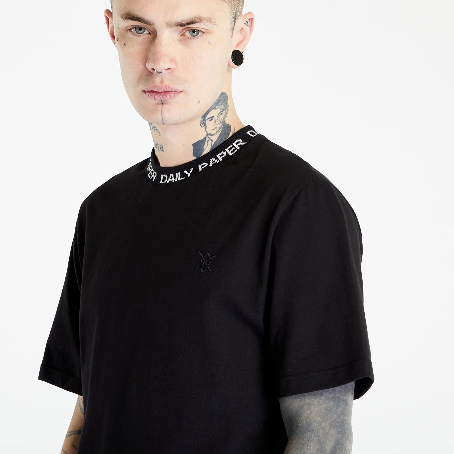 T-paita DAILY PAPER Erib Short Sleeve Tee Musta | 2109141, 1