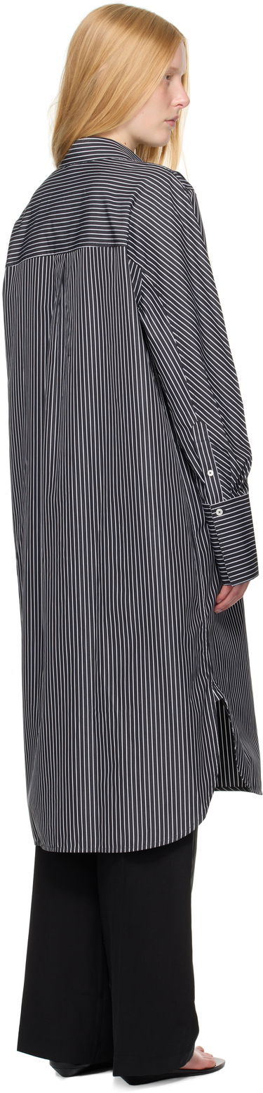 Mekko TOTEME TOTEME Striped Shirt Dress Musta | 253-WRD0201-FB0436, 2