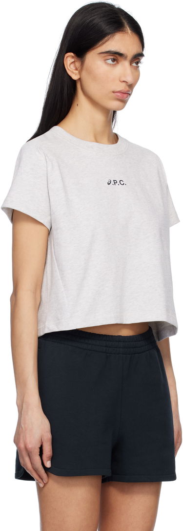 Crop top A.P.C. A.P.C. ASICS Edition Cloud Cropped T-Shirt Harmaa | COEAV-F26454, 1