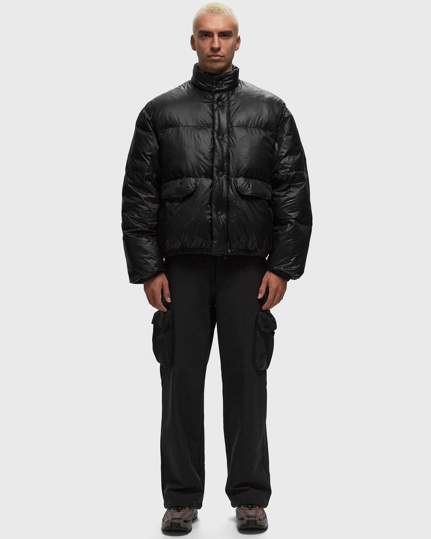 Puffer takki OUR LEGACY Inhale Puffa Jacket Musta | M4231IPB, 1