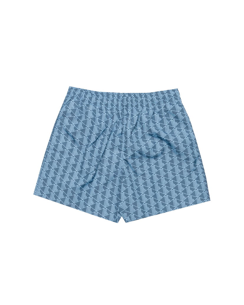 Uimapuvut Lacoste Geometric Print Swim Shorts Sininen | MH9086-HGI