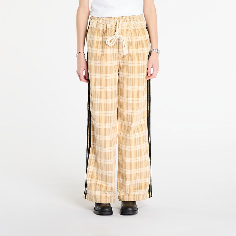 Housut adidas Originals SONG FOR THE MUTE Plaid Pant Beige | KC3140