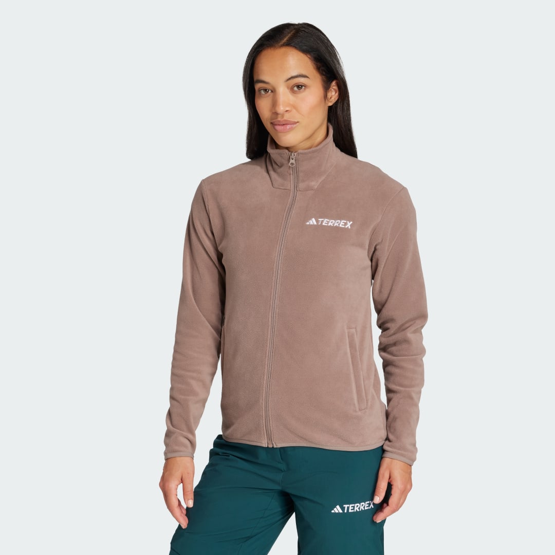 Takki adidas Performance Multi Essentials Full-Zip Fleece Jacket Beige | JM3112, 0