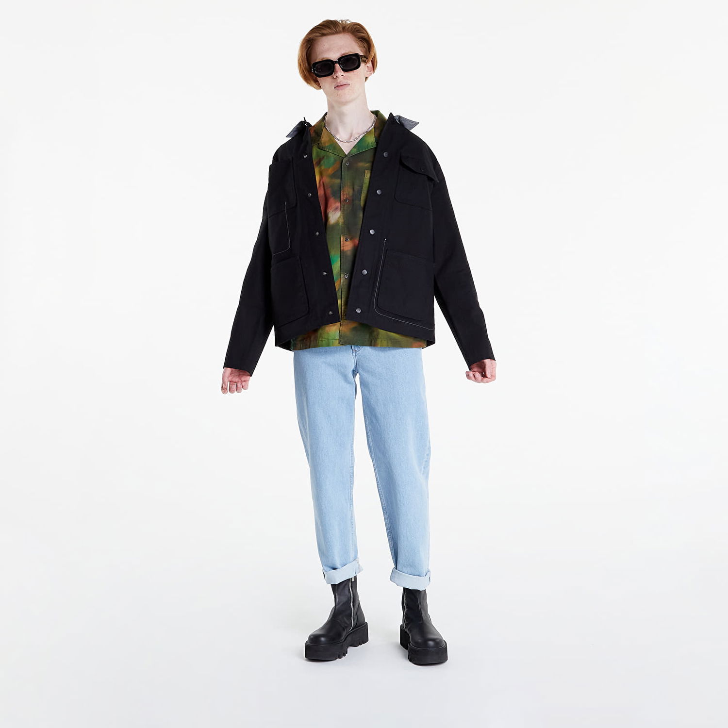 Takki Vans Vault x Krink Drill Chore Coat Musta | VN0A5KFHBLK1, 0