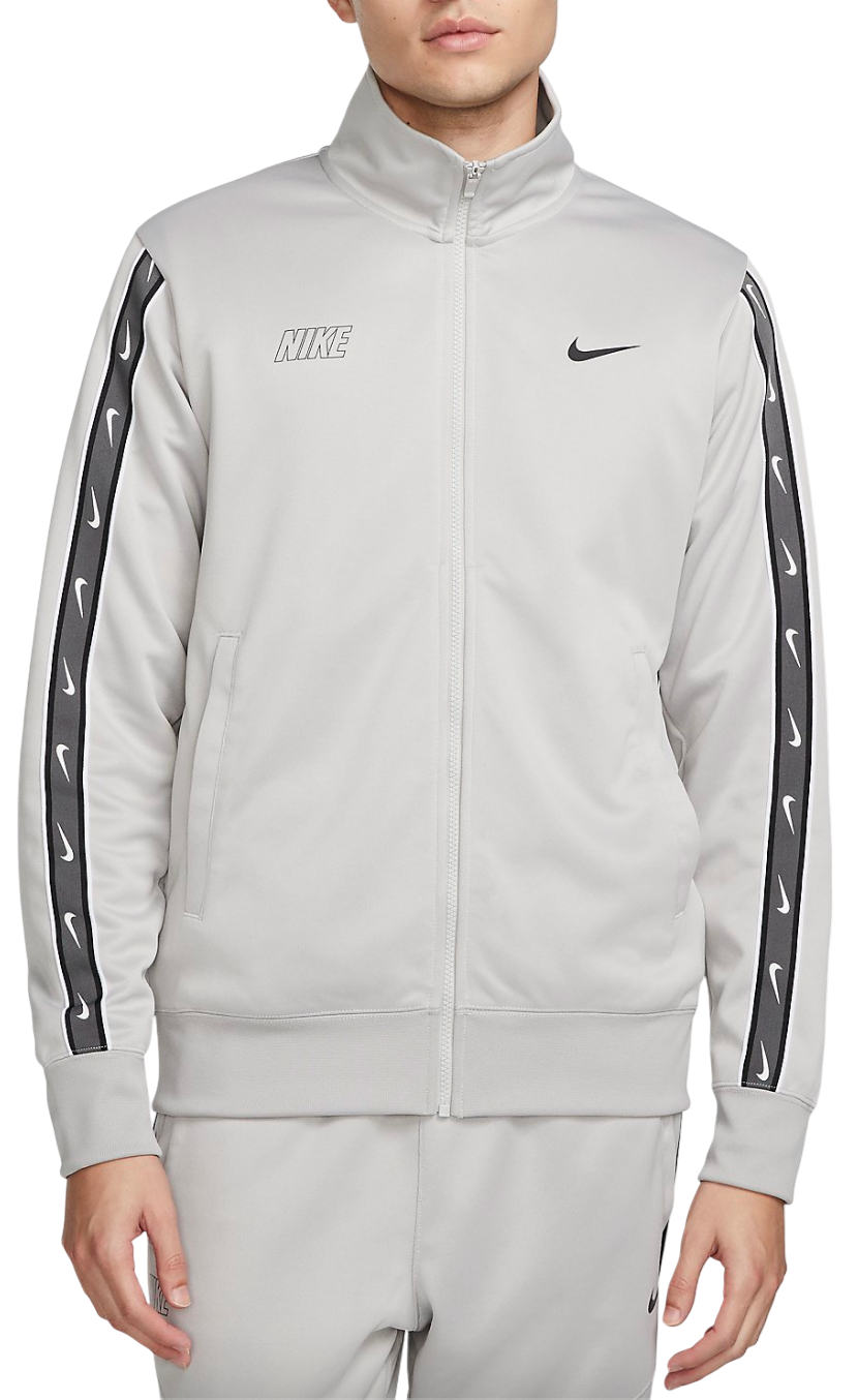 Bomber-takki Nike Men's Repeat Track Jacket Harmaa | fd1183-012, 0