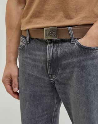 Vyöt Lee Webbing Belt "Truffle" Ruskea | 112342471:95, 1