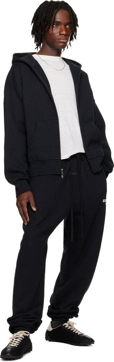 Huppari Fear of God ESSENTIALS Classic Full Zip-Up Hoodie Musta | 192AS254780F, 4