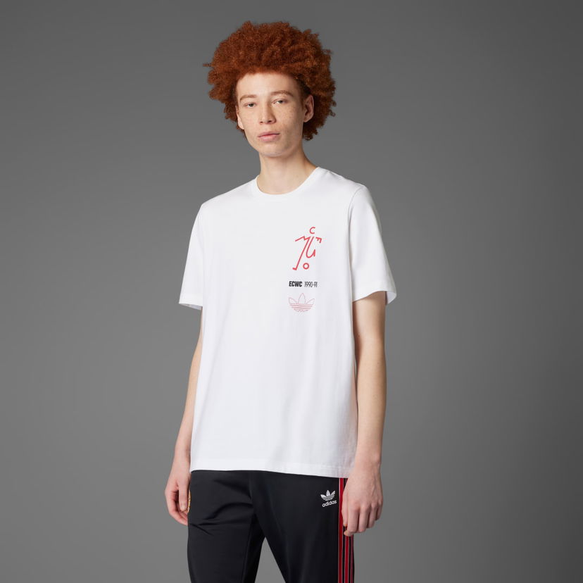 T-paita adidas Performance Manchester United '91 T-Shirt Valkoinen | JC9389