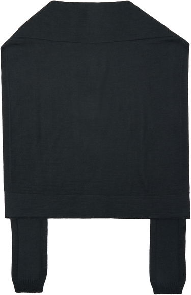 Huivi LEMAIRE Lemaire Trompe L'oeil Shrug Musta | AC1207 LK087, 2