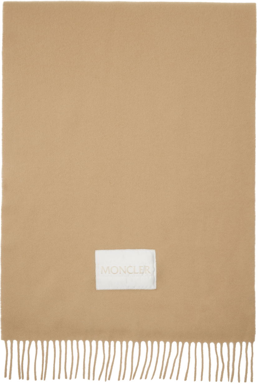 Huivi Moncler Wool Felt Scarf Beige | J20933C00024595MA