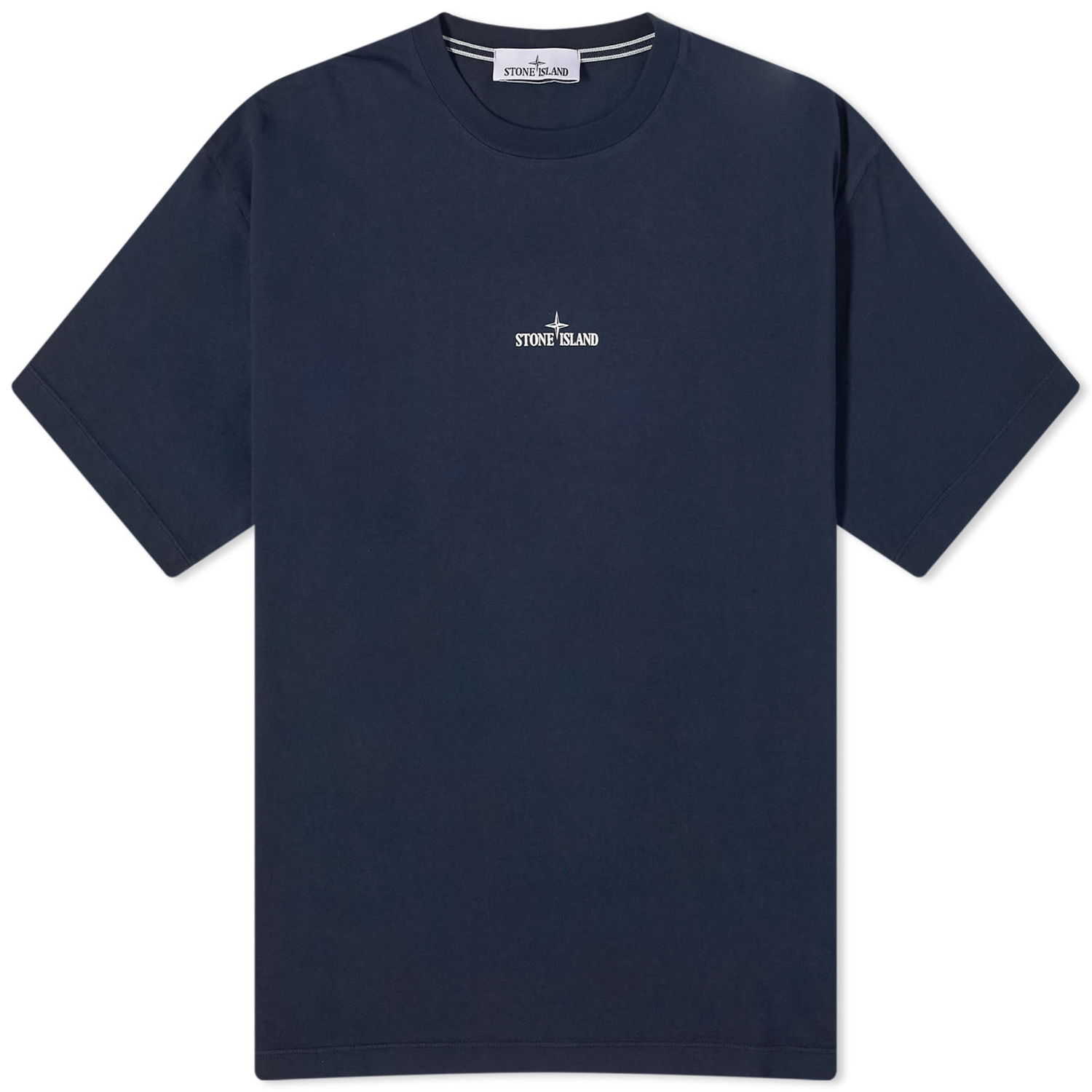 T-paita Stone Island Scratched Print T-Shirt Tummansininen | 80152RC89-V0020, 0