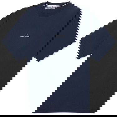 T-paita Stone Island Scratched Print T-Shirt Tummansininen | 80152RC89-V0020, 0