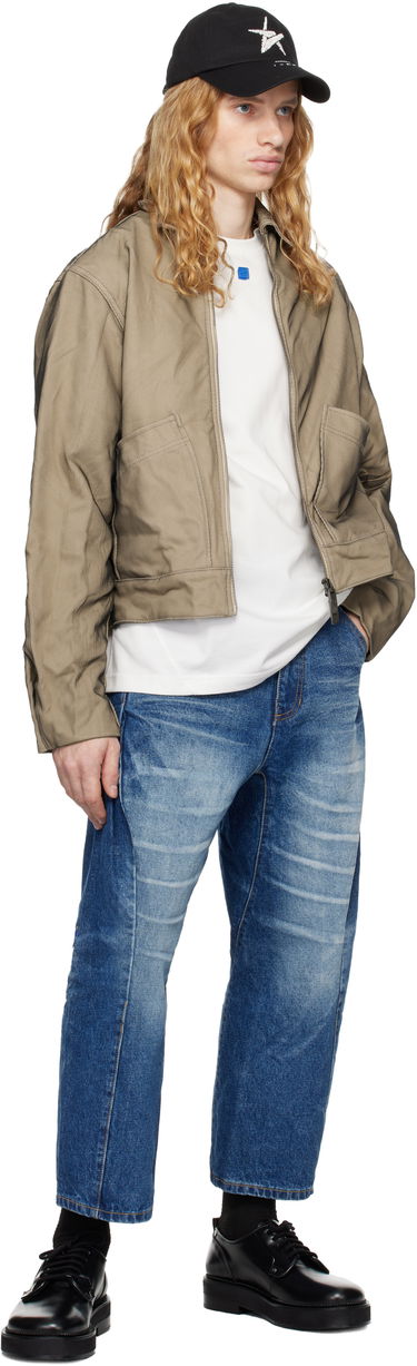 Jeans ADER ERROR Faded Wide Leg Jeans Sininen | BN01FWJE0101BL, 3