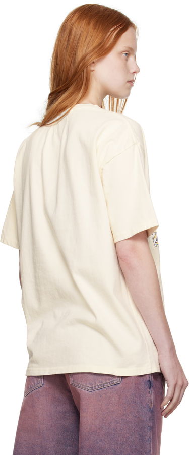 T-paita Rhude Rhude 'Notting Hill' Graphic Eagle T-Shirt Beige | RHPF25TT13012, 2